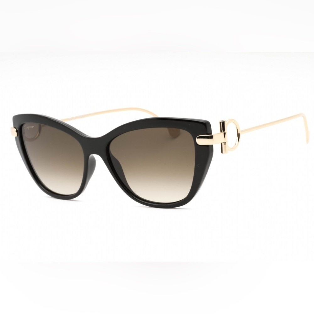 Salvatore Ferragamo Sunglasses SF928S 001 BLACK w Case